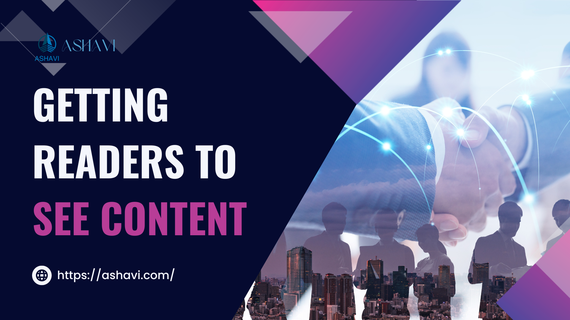 Getting readers to see content